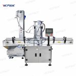 Samodejni linearni servo stroj za zapiranje steklenic z enojno glavo