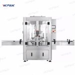 Avtomatska steklena posoda za kokosovo olje, 2 glavi, pnevmatska polnilna linija