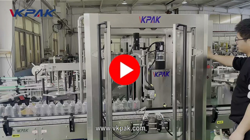 Polnilna linija z eno glavo za omako, šampon