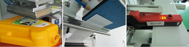 Polsamodejni stroj za etiketiranje plastičnih vrečk za ravne površine