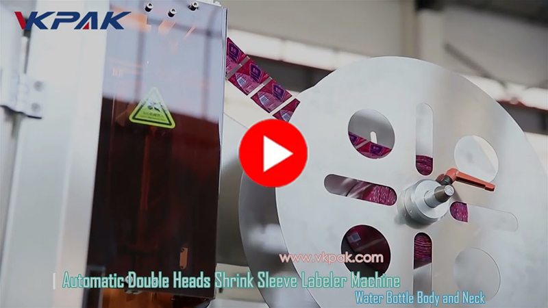VK-SSL avtomatski stroj za etiketiranje s skrčljivimi rokavi za steklenico vode