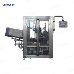 Avtomatski stroj za etiketiranje mehkih plastičnih cevi s sistemom za dovajanje cevi