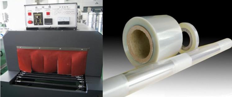 shrinkage tunnel with PE film skrčni tunel in pe folija.jpg