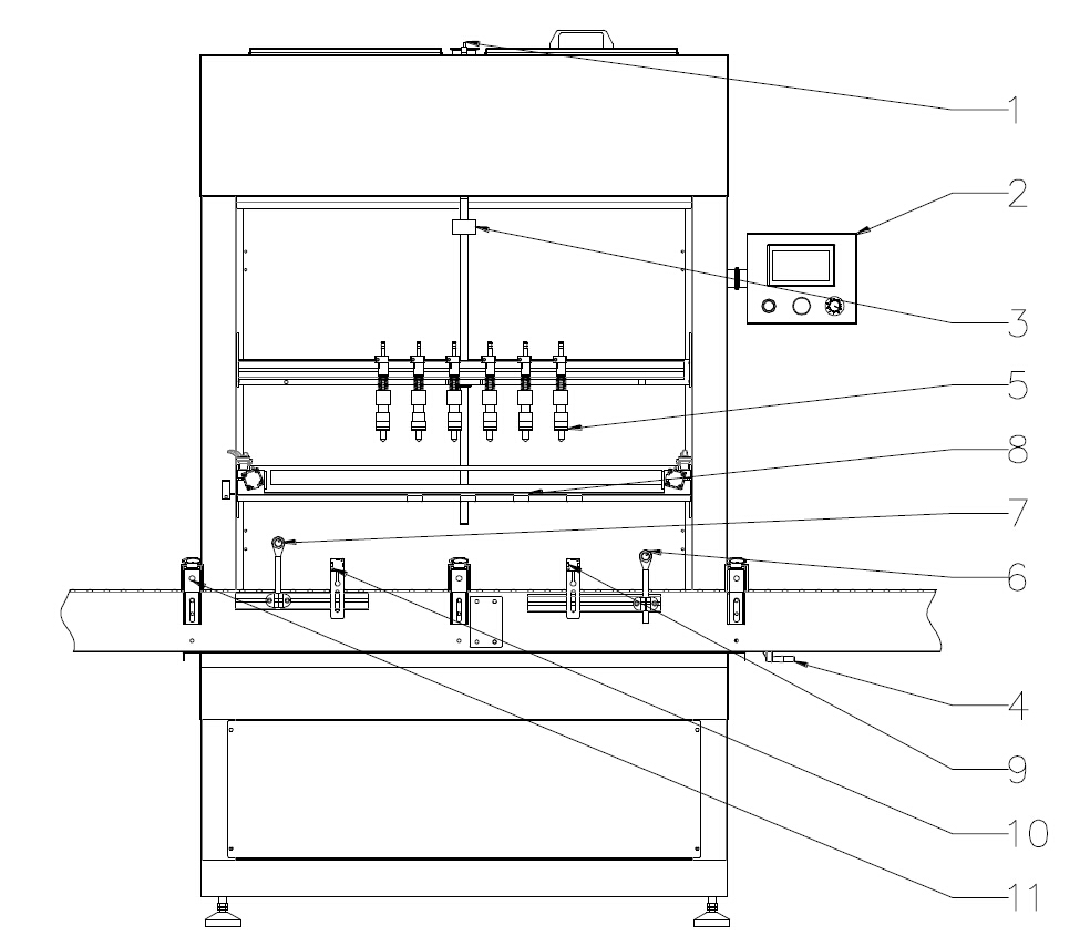 drawing of overflow filling machines prelivni polnilni stroj automatic.jpg