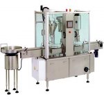 Avtomatski rotacijski stroj za zapiranje steklenic z medicinskim praškom Pharma