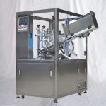 Losjon, kozmetična krema, tesnilni stroj za polnjenje cevi z dvema komorama