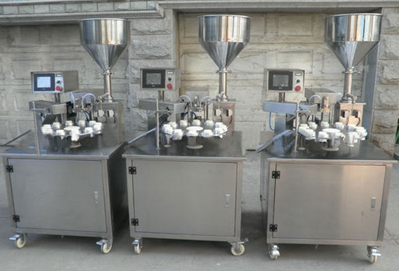 polavtomatski ultrazvočni stroji za polnjenje rotacijskih cevi