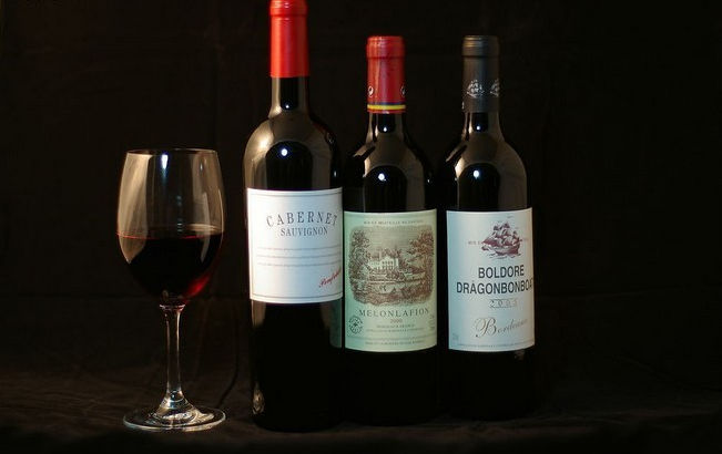bottles glass for red wine steklenica vina.jpg
