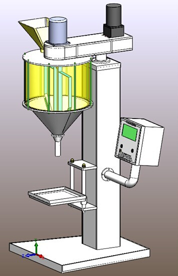 CAD illustration of powder filling machine risba ilustracije za filler.jpg